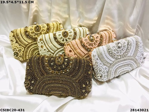 Handcrafted Bridal Box Clutch