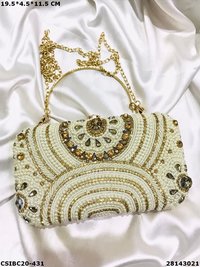 Handcrafted Bridal Box Clutch