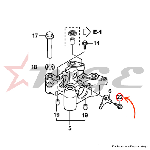 Bolt, Flange, 6x14 For Honda CBF125 - Reference Part Number - #95701-0601-400
