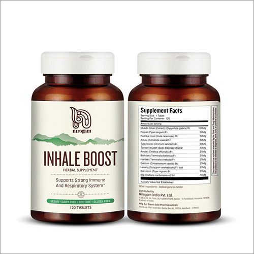 Inhale Boost Herbal Supplement Tablets