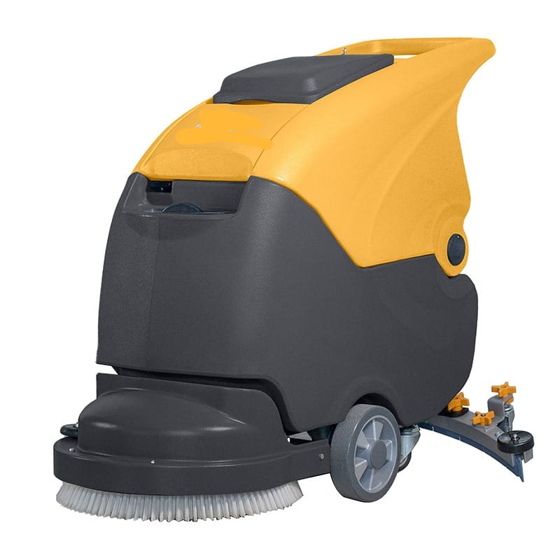 Scrubber Drier - Metal And Plastic Build, New Condition With Efficient Cleaning Performance