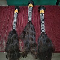 100% Single Donor Hair  Single Drawn Hair Extensions / Bulk Hair Bundles