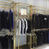 Gold Hanging Garment Rack