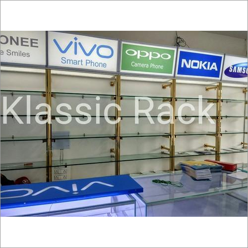 Single Sided Mobile Handsfree Display Rack