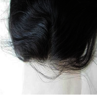 100% Cuticle Aligned Transparent Hd Lace Closure Pre Plucked With Baby Hair Bleached Knots