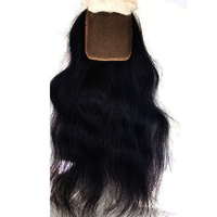 100% Cuticle Aligned Transparent Hd Lace Closure Pre Plucked With Baby Hair Bleached Knots