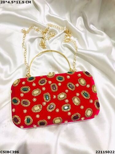 Evening Bridal Handmade Box Clutch