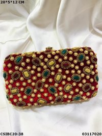 Evening Bridal Handmade Box Clutch