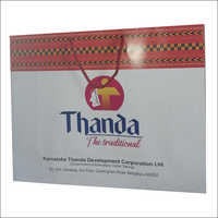 Customized Paper Bags - Juco Material, 10"x14"x3" Size | Biodegradable, Disposable, Elegant Printed Design For Traditional Attire