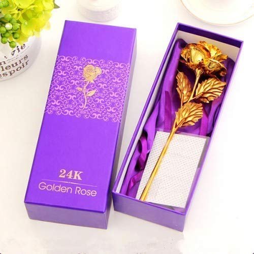 24 Carat Gold Plated Rose