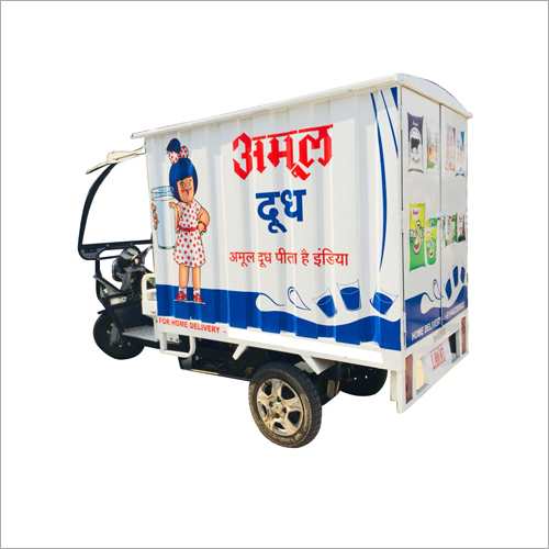 E-Rickshaw Dairy Cart