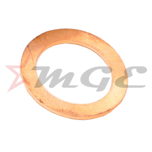 As Per Photo Vespa Px Lml Star Nv - Fiber Gasket For Oil Drain Cap - Reference Part Number - #397