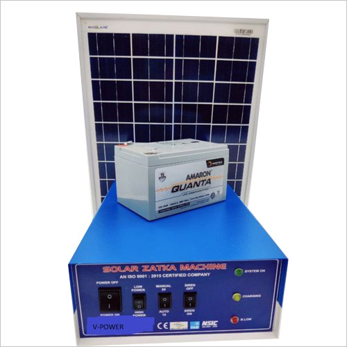Ms Blue Agriculture Solar Zatka Machine