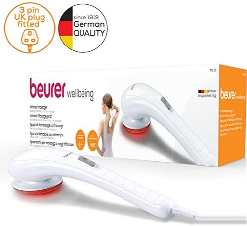 Beurer Mg 21 Infrared Massager, White Application: Treat Yourself To A Bit Luxury From The Comfort Of Your Own Home