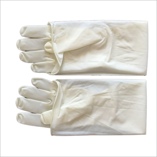 White Sterile Surgical Gloves