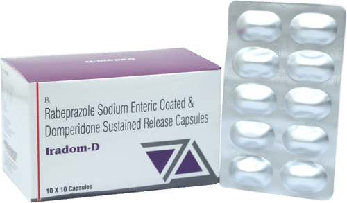 Tablets Rabeprazole Sodium Enteric Coated And Domperidone Sustained Release Capsules