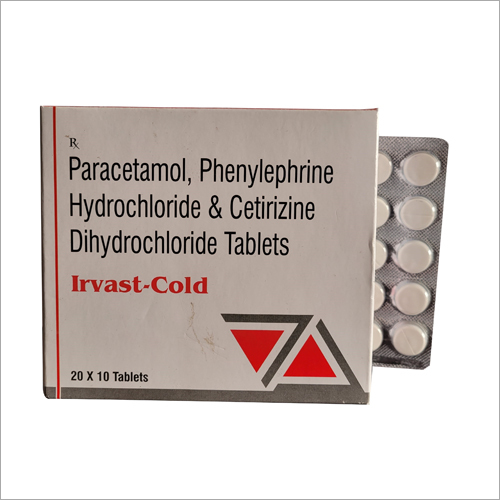 Paracetamol Phenylephrine Hydrochloride and Cetirizine Dihydrochloride Tablets