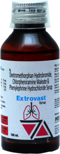 100 ml Dextromethorphan Hydrobromide Chlorpheniramine Maleate and Phenylephrine Hydrochloride Syrup
