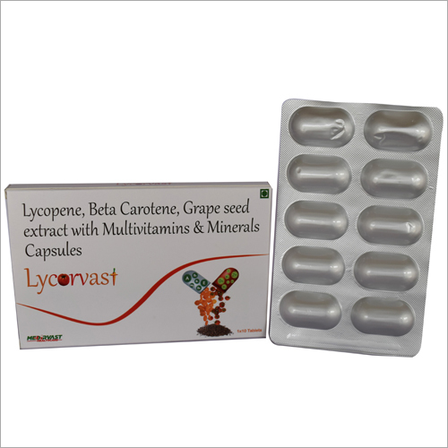 Lycopene Beta Carotene Grape Seed Extract With Multivitamins and Minerals