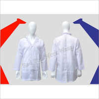 White Cotton Lab Coat