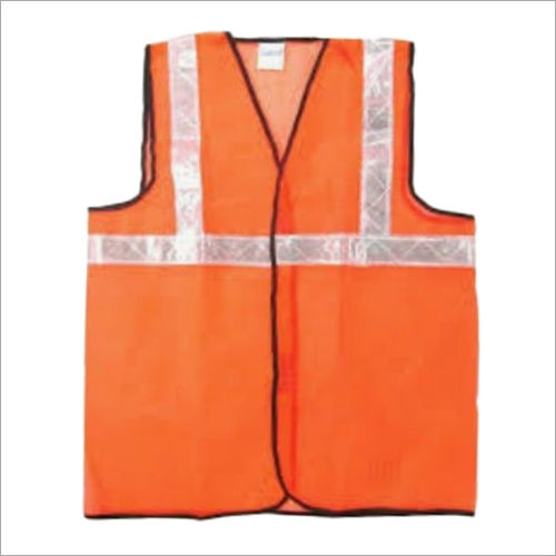 Orange Polyester Safety Jacket