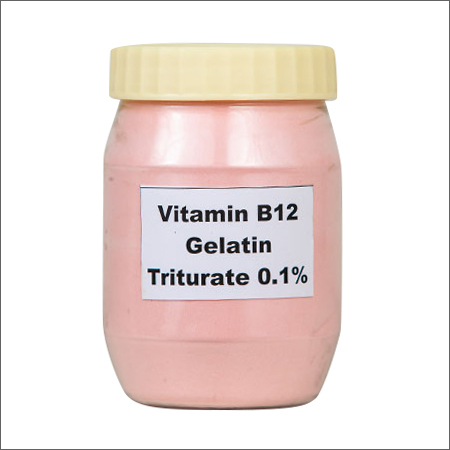 Vitamin B12 0.1% Gelatin Triturate Dosage Form: Powder