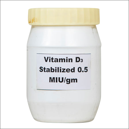 Vitamin D3 Stabilised 0.5Miug Dosage Form: Powder