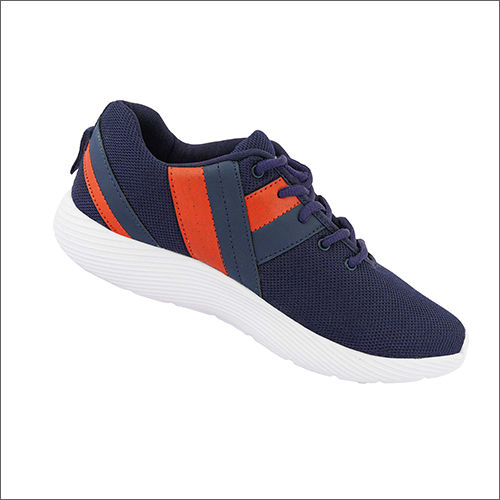 Durable 6X10  Navy Blue And Red Sports Shoes