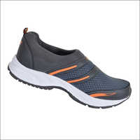 6x10  Dark Grey And Orange Sports Shoes