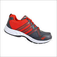 6x10 Grey And Red Sports Shoes