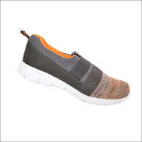 6x10 Mens Grey & Orange Sports Shoes