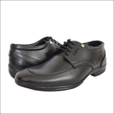 Leather 6X10 Formal Black Shoes