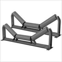 Carrying Rollers - C.i., 89x345mm To 114x950mm | Black Rubber, Heavy Duty For Batching Plants And Coal Crushers