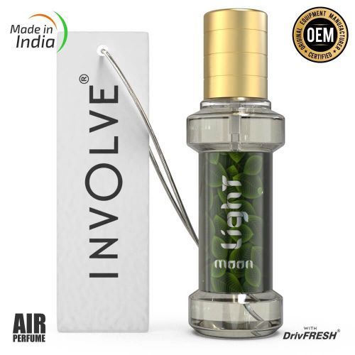 AREON Car Perfume 1.7 Fl Oz. (50ml) Glass Bottle Cologne Air Freshener for  Cars, Black