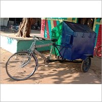 MS Closed Top Garbage Rickshaw