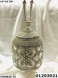 Handmade Bridal Metal Clutch Bag