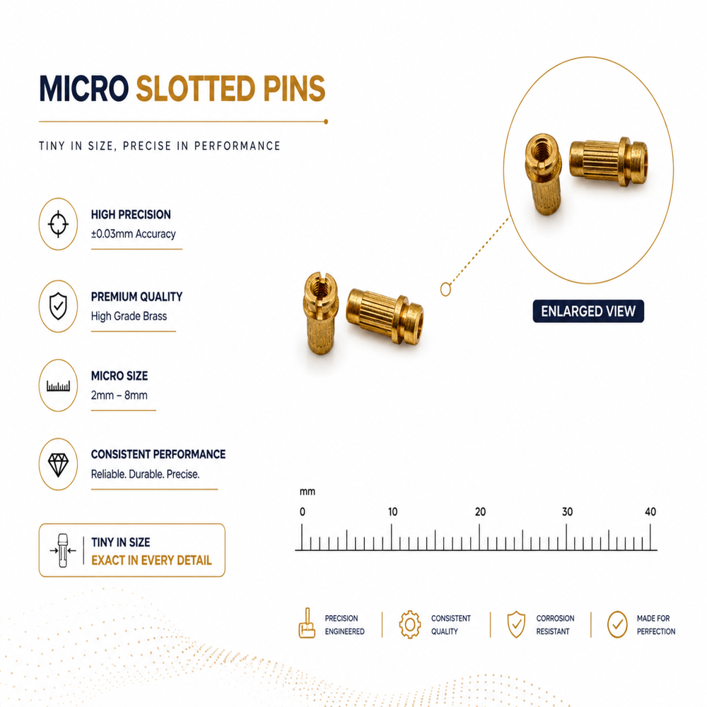 Precision Brass Micro Pins