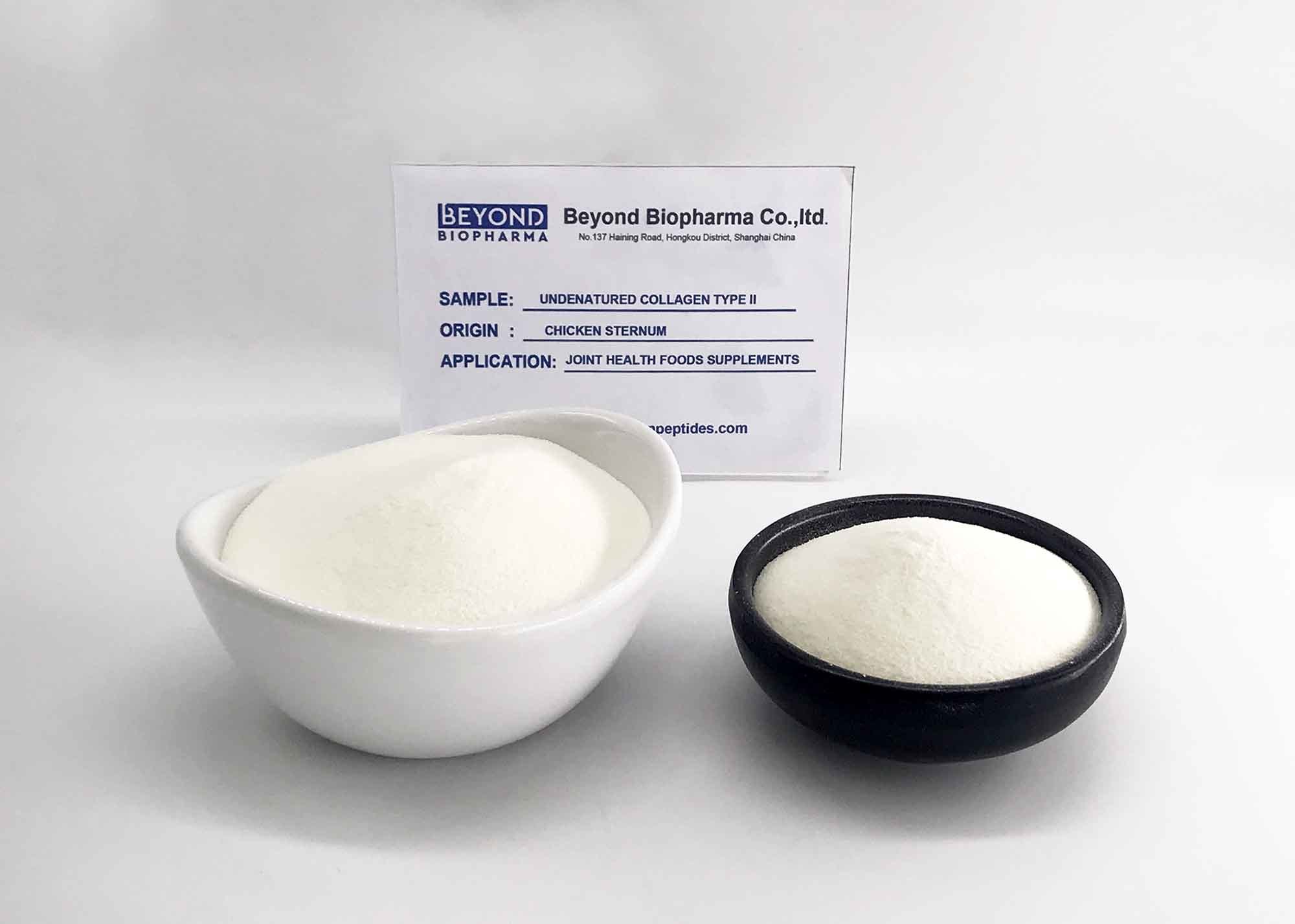 Native Collagen Powder Type II from Chicken Sternum for Joint Health