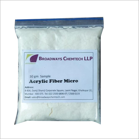 Acrylic Fibers For Elastomeric Coatings and Damp proof coatings