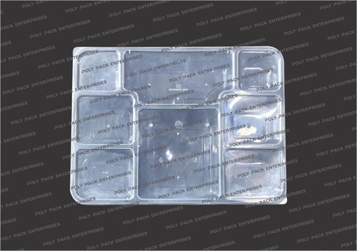 Black & Natural Meal Tray 8 Compartment