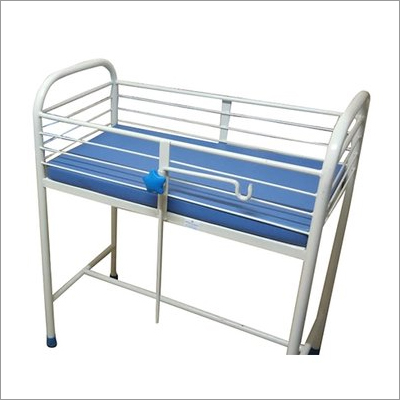 Metal White Baby Cot