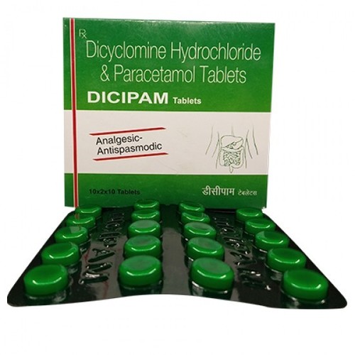 Dicyclomine Hydrochloride & Paracetamol Tablets General Medicines