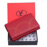 Leather Ladies Three Fold Wallet