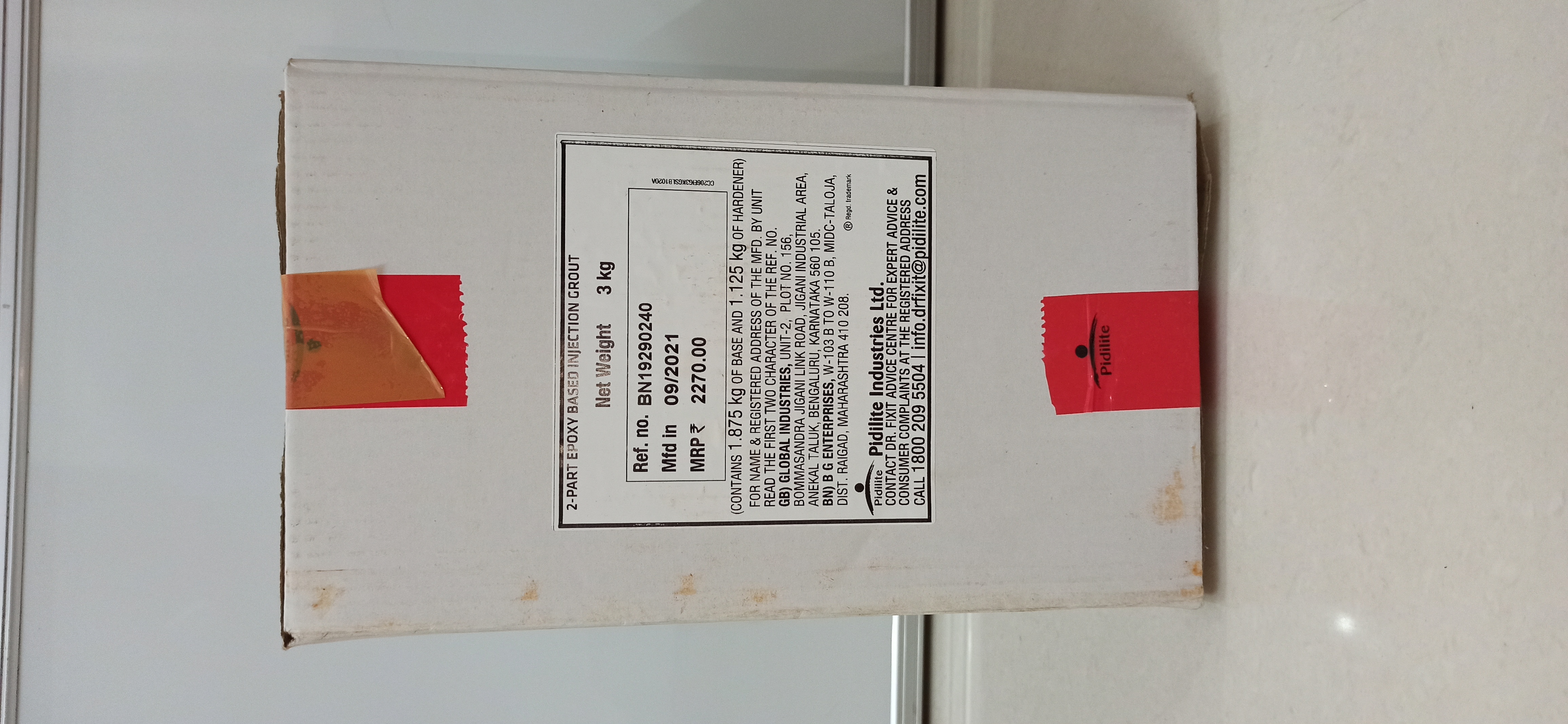 Sika Injection 101h 10.9 kg (A+B Compound)