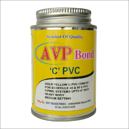Gold Yellow CPVC Cement