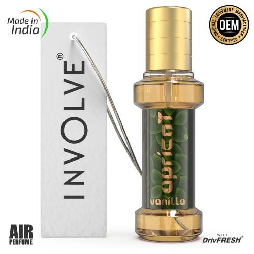 Involve Rainforest Car Perfume Spray - Vanilla Apricot Fragrance Car Freshener Spray
