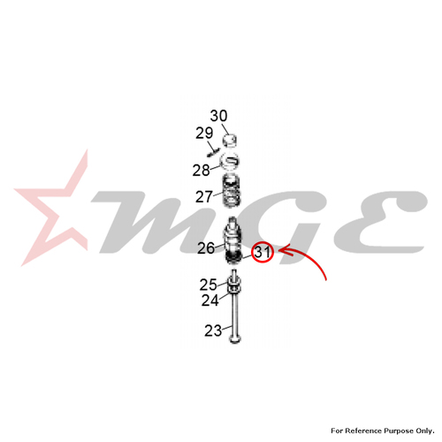 Washer For Royal Enfield - Reference Part Number - #140936/1