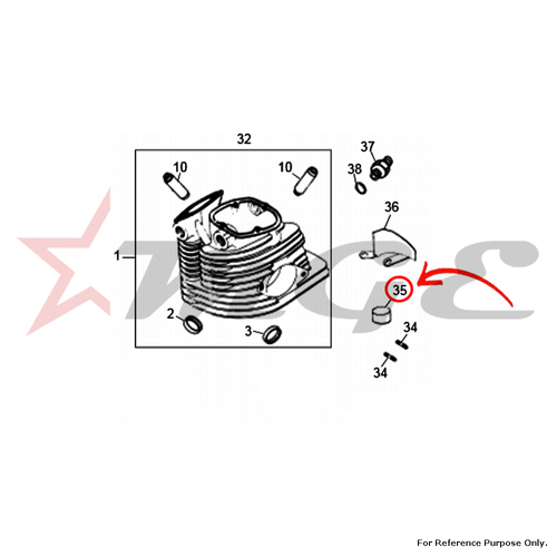 Damper Pad Inserts For Royal Enfield - Reference Part Number - #500356/A