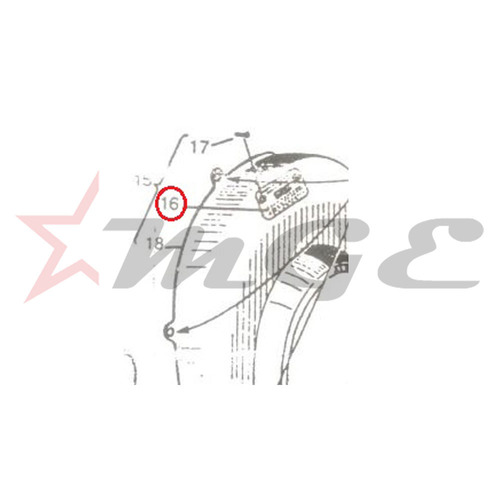 Vespa PX LML Star NV - Caution Plate - Reference Part Number - #C-4712505