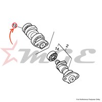 Camshaft Comp. For Honda CBF125 - Reference Part Number - #14100-KWF-901, #14100-KWF-900, #14100-KVF-900